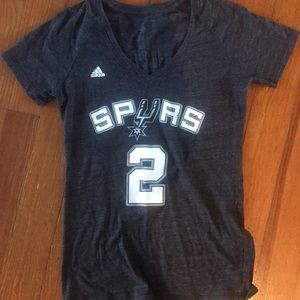 Women’s size M fitted San Antonio Spurs shirt.